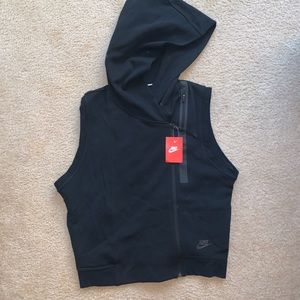 Nike vest with hood